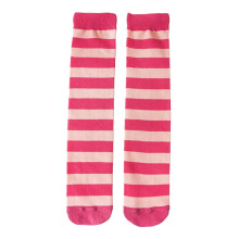 AWZXDE Calzini lunghi per bambini, alla moda, a righe con blocchi di colore, sopra il ginocchio, per feste e banchetti - Eleganti e alla moda per