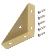 Triangular Corner Brace Bracket Set, Heavy Duty Metal Shelf Brackets for Furniture Reinforcement, Bookshelf Bed Table Cabinet Desk Woodworking Repair