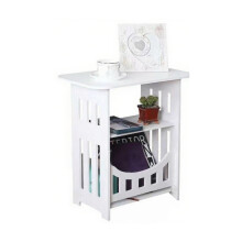 Small Home Furniture Round Side Table Kid Nightstand Versatile Nightstands Coffee Table Round Storage Shelves End Table Small Bedside Table Square