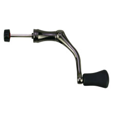 Full Metal Fishing Reel Handle, Replacement Crank for Spinning Reels (Gunmetal, Large)