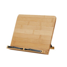 Adjustable Book Stand Stable And Lightweight Wooden Textbook Holder Stand /Recipe/Pad/Reading/Cooking Book Tray/mobile Phone