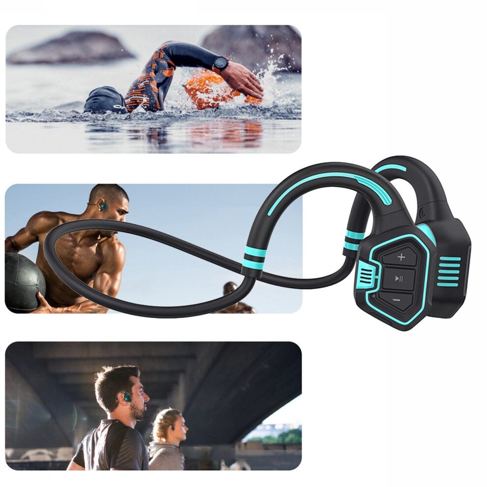 Ip68 Waterproof Wireless Earphones – 16Gb, Bluetooth 5.1, Magnetic Charging, Bone Conduction, Non-In-Ear 9557311423390