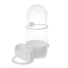 Parakeet Water Dispenser Automatic Feeder for Cage No Mess Plastic Container for Small Birds