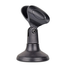 Universal Microphone Stand for Wireless & Wired Handheld Mics | Adjustable Desktop Mic Holder with Stable Base for Home, Studio, and Karaoke