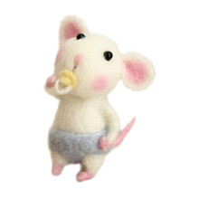 Needle Felting Kit Beginner Felting Kits, Mice Needle Felting Starter Kit, Wool Kit,for Craft, Craft Beginner Mouse Felt