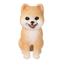 Decorative, Non-slip, Compact Dog Sculpture, Puppy Statue, Desk, Bedroom, Table, Orange