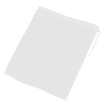 2-Pack Nylon Straining Bags (20x30cm), Food-Grade Fine-Weave Reusable Mesh Filter for Brewing, Juicing, Cheesemaking, with Drawstring