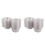 Stackable Clear Plastic Cupcake Containers with Airtight Dome Lid, Disposable & Deep Dome Design (50/100 PCS) 1