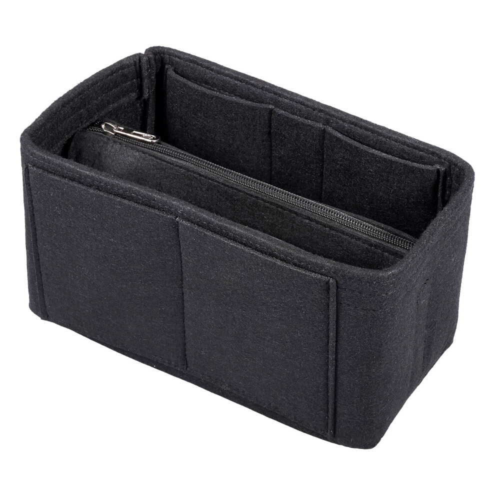 Purse Organizer, Insert Felt Bag, Felt Cosmetic Storage Bag, Handbag Organizer Insert Makeup Pouch for Home Travel Office