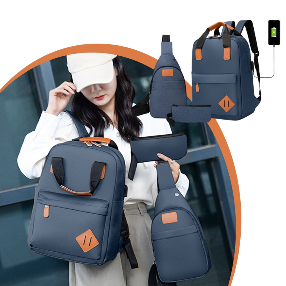 Large Travel Laptop Backpack Â 3-Piece Set (Crossbody + Coin Purse), Compatible With 15.6" Laptops 9557311924866