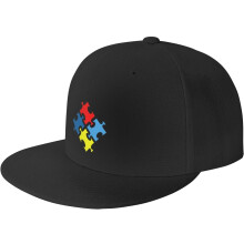 Unisex-Baseballkappe, verstellbar – Schwarz, Vintage-Trucker-Stil