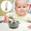 Baby-Silikonschüssel-Set mit Edelstahleinsatz, 3-teilig 1