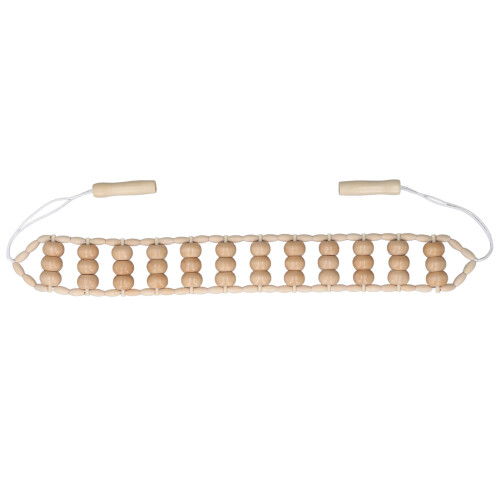 Beech Back Massager Roller Rope - Wood Relief 1