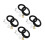 4Sets Dichtungsset Toilettenring Camping Wc Ersatzteile 1