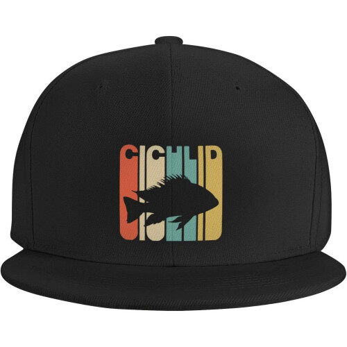 Unisex verstelbare baseballpet – Vintage cichlide design 2