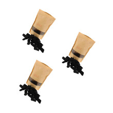 3Pcs Black Bamboo Wood Charcoal High-Heat Fire for Home Barbecue Grill