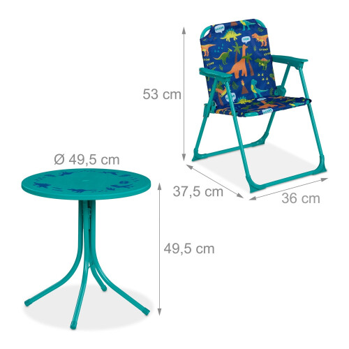4-teiliges Gartenmöbelset für Kinder mit Sonnenschirm 2