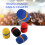 4 Pcs Microphone Windscreen Foam Covers 8.2cm Breathable Sponge 10