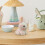 White Bunny Plush Toy Soft Cuddly Small Stuffed Animal 6