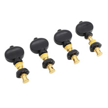 Perno di accordatura in metallo per ukulele, 4,3 cm x 2 cm, 4 pezzi, macchina di testa per esercizio