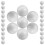 Diy Painting Foams Models White Polystyrene Balls 25-Pcs 1