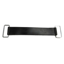 Rutschfeste Batteriehalterung aus Gummi, 17,8 cm x 2,5 cm, Schwarz, zur Befestigung von Motorrad- und ATV-Batterien