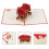 Anniversary Greeting Card Red Paper Romantic Design Blessing Message 1Set 1