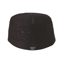 Cappello Kufi musulmano con teschio traforato, ideale per cerimonie religiose e scambi culturali, perfetto come regalo.