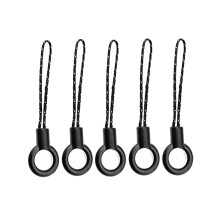 Reinforced Plastic Lanyard Rings Smooth Texture 10 pcs