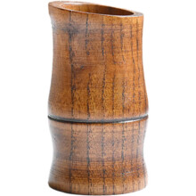 Förvaringslåda för tandpetare i trä, cylinder, 1 st.