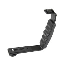 Kamerastabilisator-Griffverlängerung L-Winkel mit Blitzschuh-1/4''-Adapter für Mobile3