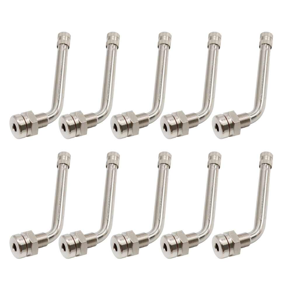 10 Pack Valve Stem, Truck Tire Valve Stems Tr545d 60 Degree Valve Stem Replacement For Alcoa 22.5 In 24.5 In Aluminum Wheels 9551475049670