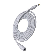 Cabo adaptador de alimentação com plugue macho de 4,0 mm x 1,7 mm para plugue fêmea de 4,0 mm x 1,7 mm para luzes LED e câmeras de segurança
