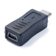 Nascóir le haghaidh Táibléid Fóin Phóca, Cuibheoir 5 Bioráin Baineann go Cineál-C Fireann, Cuibheoir Tiontaire 5 Bioráin go USB