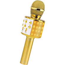 Bluetooth-karaokemikrofoni, 4in1 kannettava langaton mikrofoni musiikille, kaikutoiminto, yhteensopiva Androidin ja PC:n kanssa