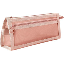 Netz-Federmäppchen, durchsichtige Stiftetasche, Markertasche, Kosmetiktasche für unterwegs, transparenter Stiftebeutel, Schreibwaren-Organizer