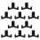 10pcs Tool Hooks for Shed,Plastic Garage Organization Tools Garden Shed Accessories 1