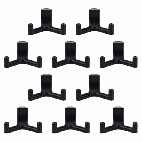 10pcs Tool Hooks for Shed,Plastic Garage Organization Tools Garden Shed Accessories