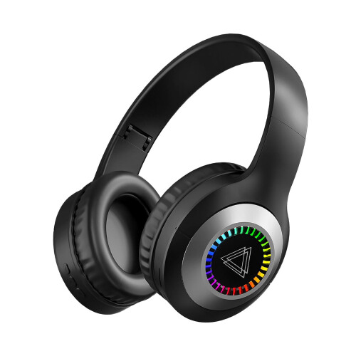 Ασύρματα ακουστικά Bluetooth, πτυσσόμενα, ANC, μπαταρία 30 ωρών, δερμάτινα μαξιλαράκια