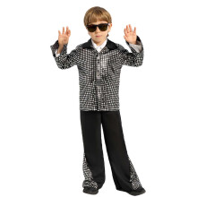 Retro-Disco-Tanzoutfit für Jungen für Karneval und Bühne
