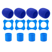 Bonnette de microphone en mousse, anneau de préhension antidérapant, conception ergonomique