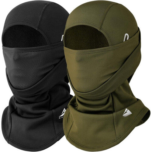 Balaclava da sci per uomo e donna, invernale, antivento, termica, per snowboard e ciclismo.