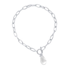Collana con ciondolo in acrilico e catena in lega antiruggine, catenina regolabile, comoda da indossare. Accessorio per lei.