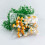 Πασχαλινές διακοσμήσεις Χαριτωμένα μανιτάρια με κηλίδες Τεχνητά μανιτάρια 1
