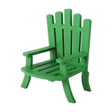 Kreative Mini-Strandstuhl-Tischdekoration, Deko-Bastelidee, Sommer-Regaldekoration, Wohnzimmerdeko, Grün