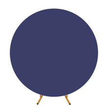Ronde standaardhoezen met elastische banden, polyester achtergrondhoezen, ceremoniedecoratie, feestbenodigdheden