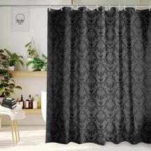 Jarní/letní květinový sprchový závěs 60x72", vodotěsný, s háčky, kompatibilní se standardními sprchovými tyčemi