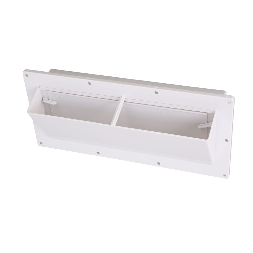 Abs Wind-Proof Exhaust Vent Cover For Rv/Camper, Lockable White 7661387088659