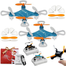 Mini Drone for Kids – LED, Altitude Hold, Prop Protection, One-Key Stunts & 360 Tricks – Compatible with Beginners