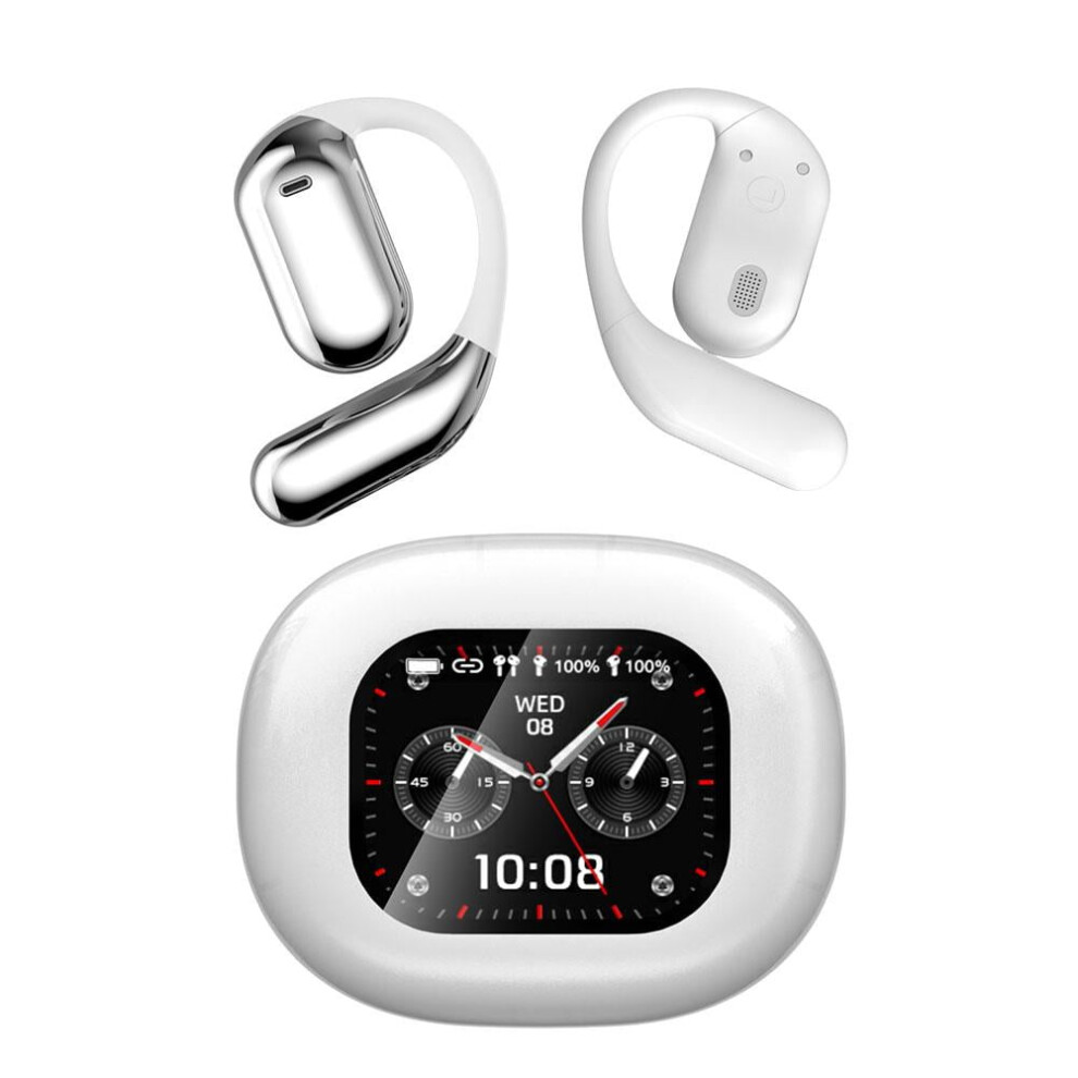 Open Ear Bluetooth Earphones 5.4 Sports Earbuds Lcd Screen Ai Translation Buds Playtime Ear 80 Hours For Q16pro 9482828625534